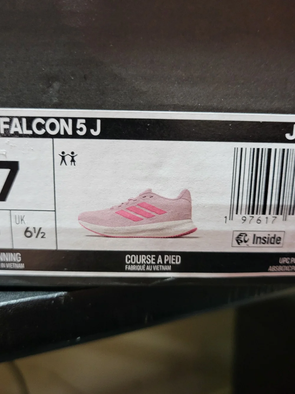 *NEW* Adidas Runfalcon 5 J Sandy Pink IE0528 -Size 7 Women's Size 8 w/Tags & Box